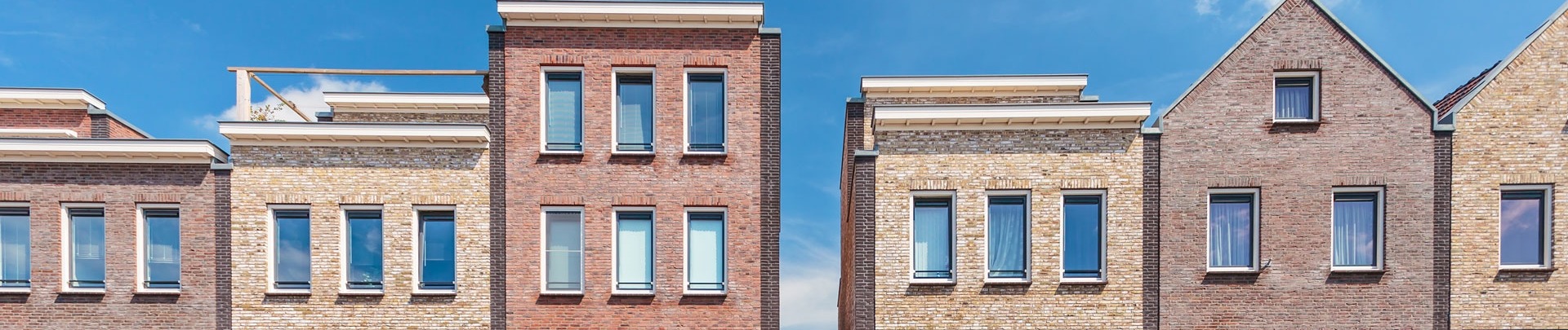 Nieuwbouw eigentijdse woningen in Nederland